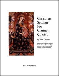 Christmas Settings for Clarinet Quartet P.O.D. cover Thumbnail